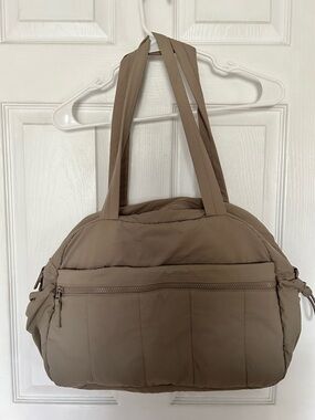 BAGSMART Taupe Puffer Tote Bag - Women